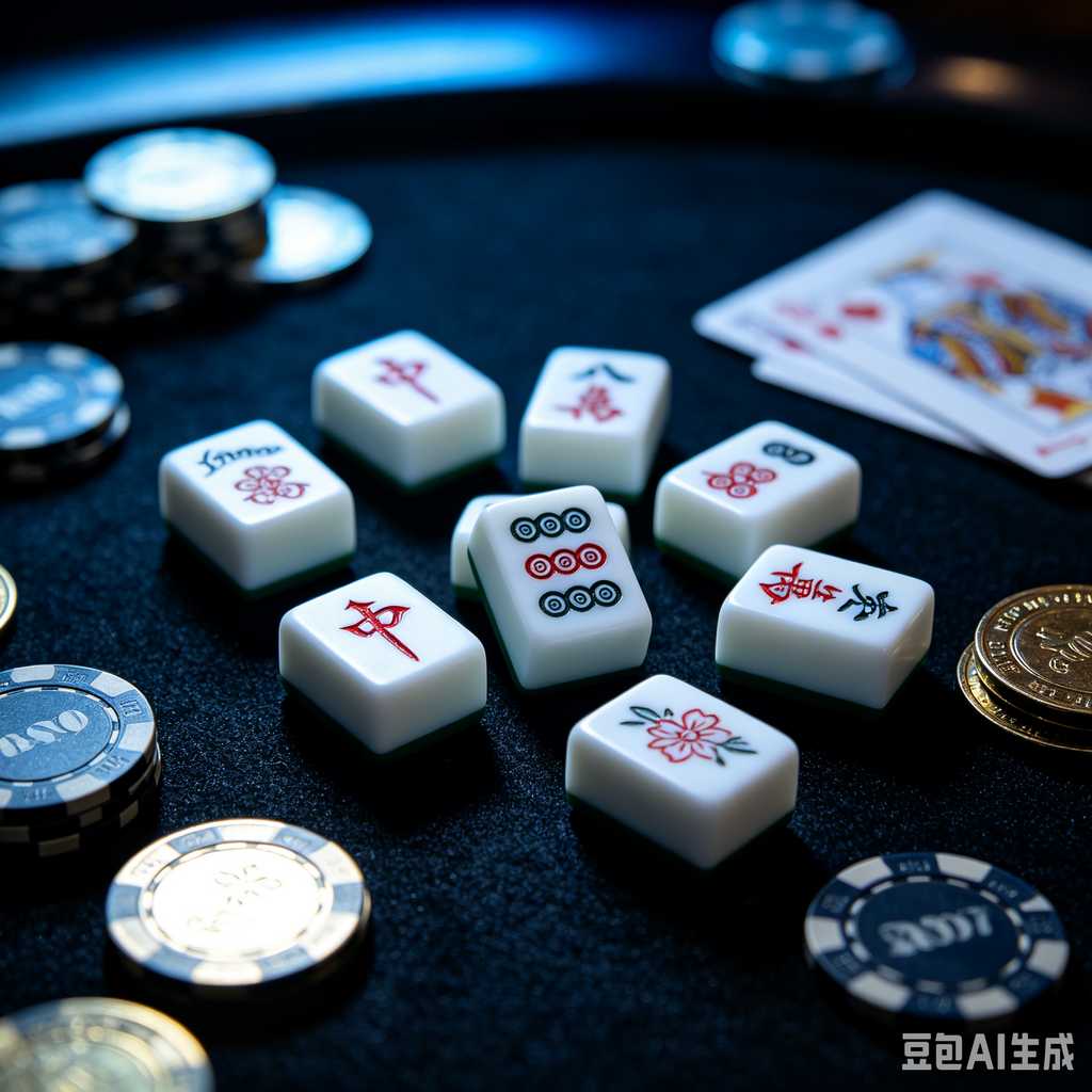 vintage style mahjong set