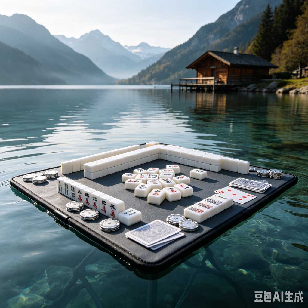 artistic mahjong tiles set