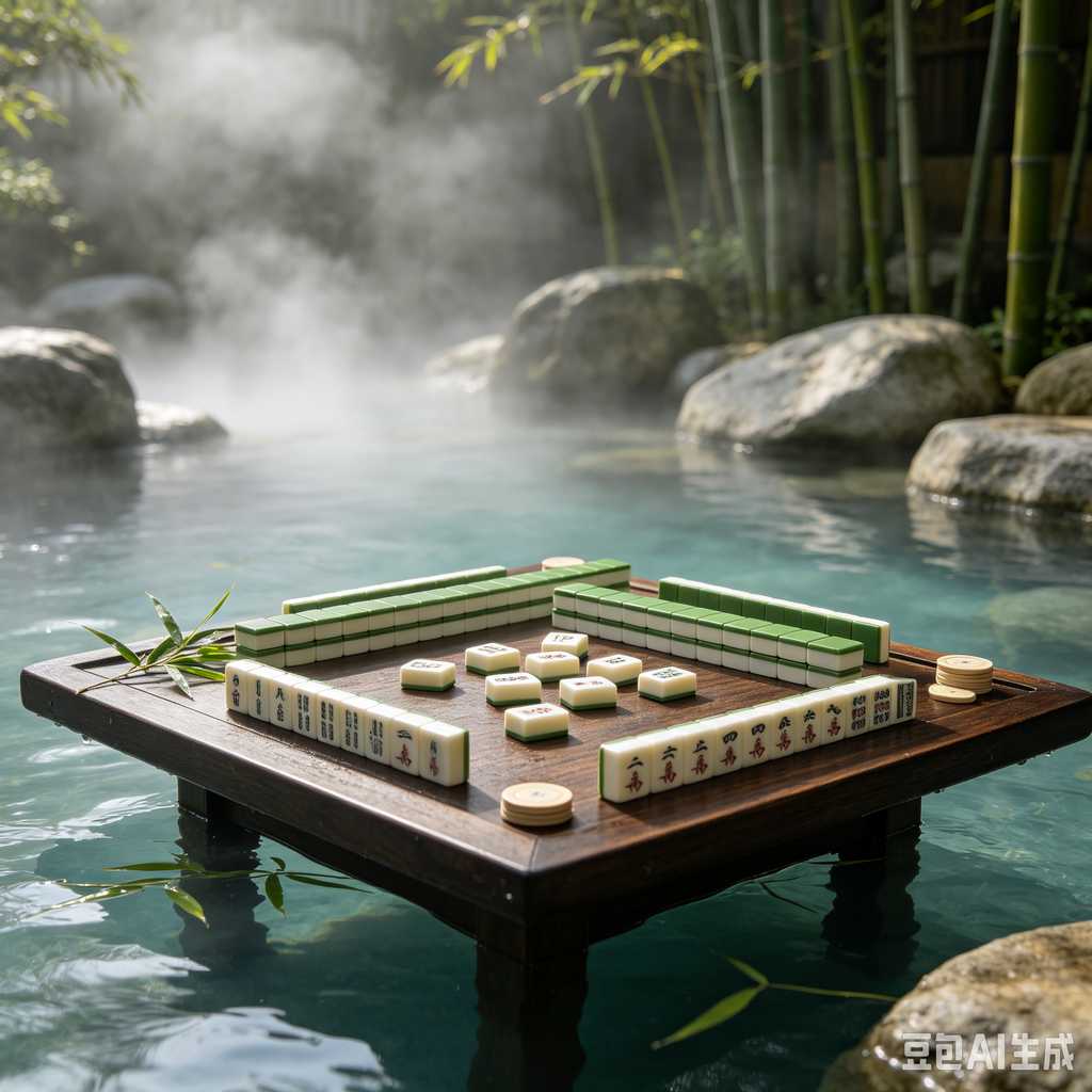 colorful mini mahjong tiles